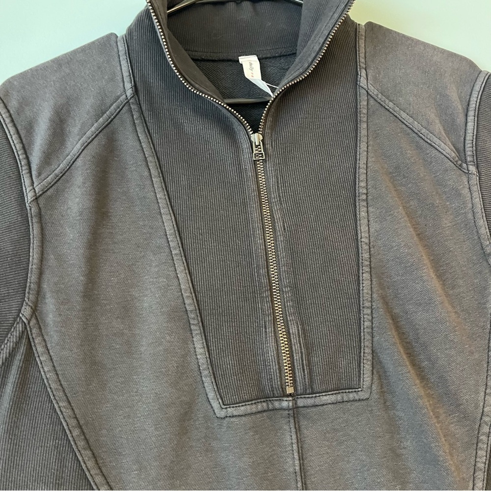 Anthropologie Daily Practice Meru zip front mini dress size XSP - Picture 3 of 10